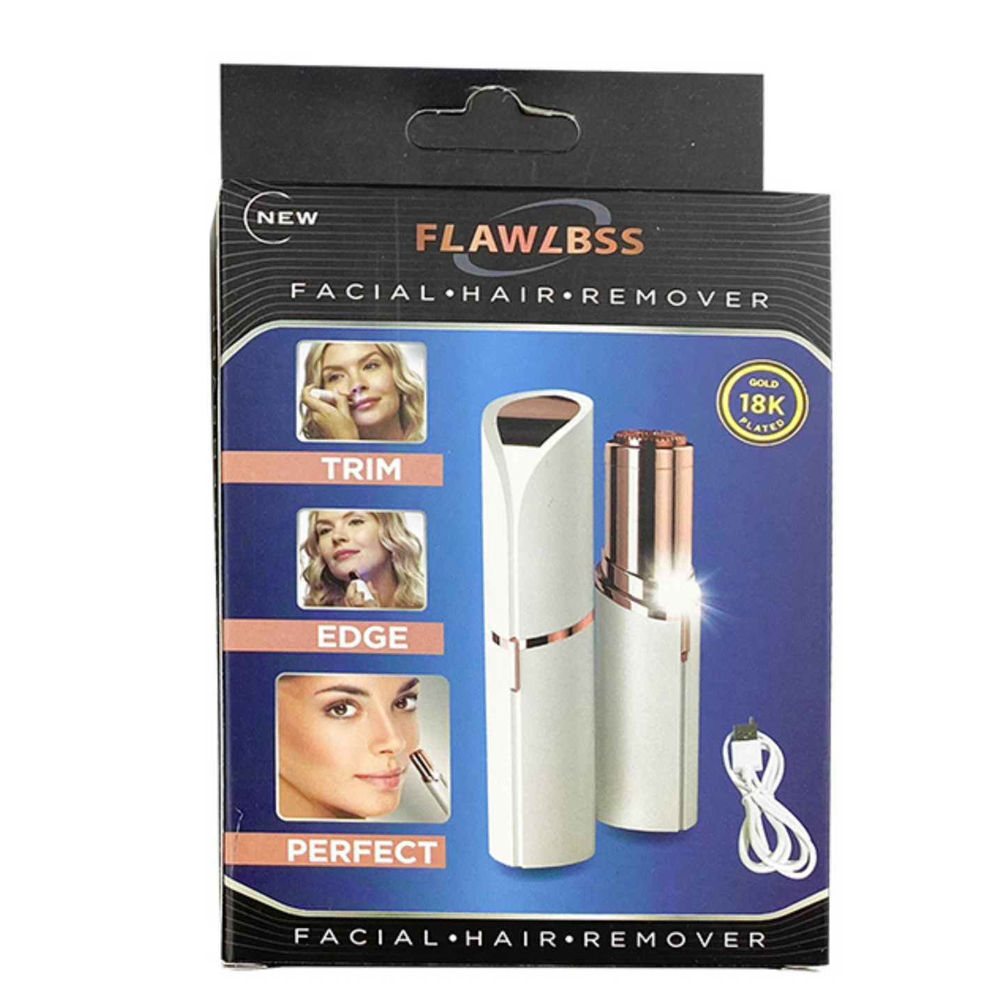 Depiladora De Vello Facial Flawless