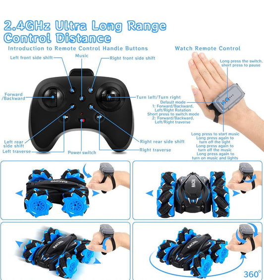 Carro control remoto STUNT 360