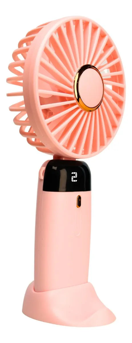 Ventilador Portátil Recargable Pantalla