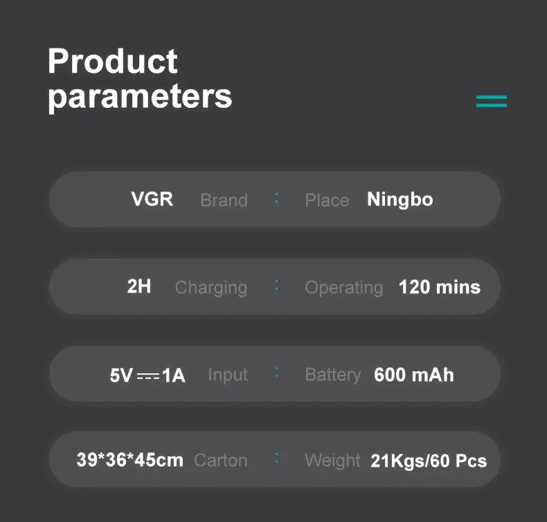 Afeitadora Barba Pelo Recargable USB
