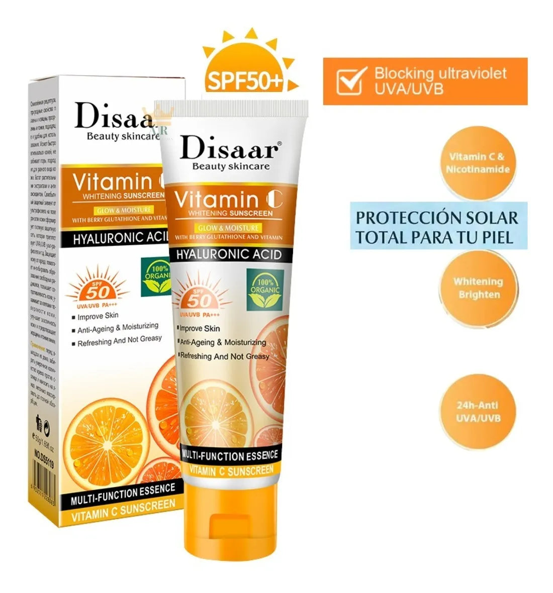 Protector solar vitamina C