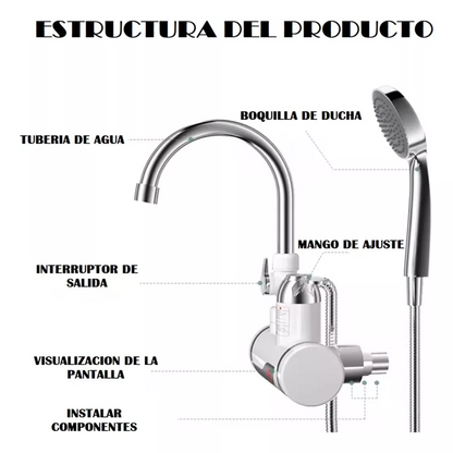 grifo de agua caliente