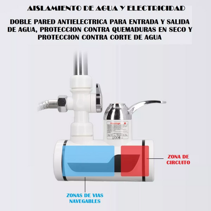 grifo de agua caliente