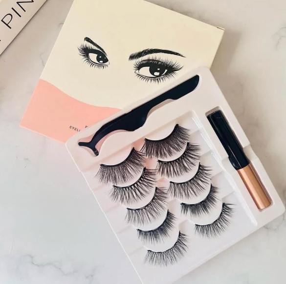 Set con 5 Pestañas Magnéticas