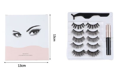 Set con 5 Pestañas Magnéticas