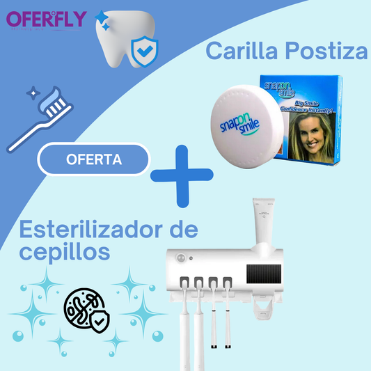Carilla Postiza + Esterilizador Cepillos
