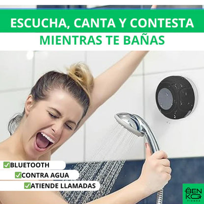Parlante para ducha con Bluetooth