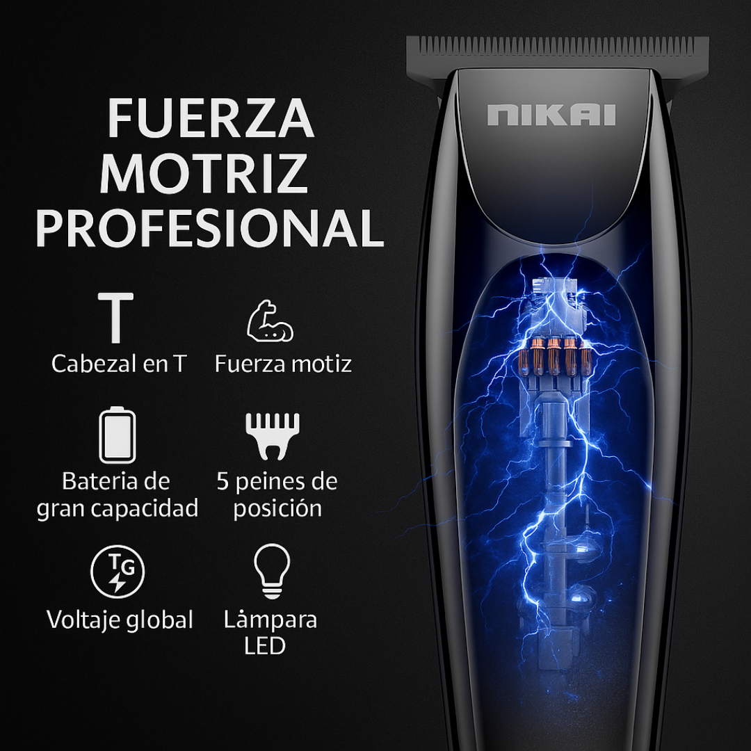 Afeitadora Barba Pelo Recargable USB