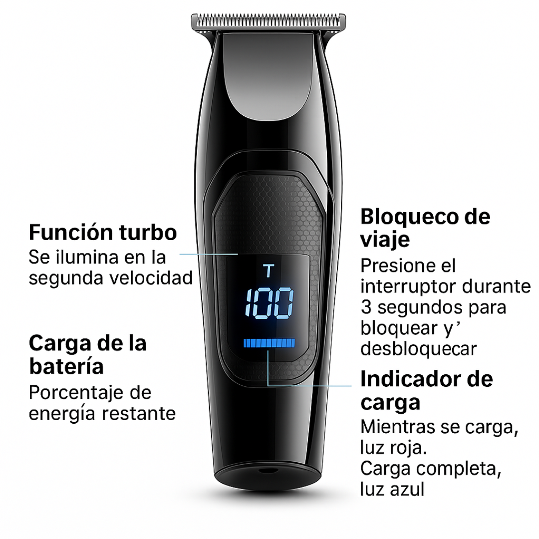 Afeitadora Barba Pelo Recargable USB