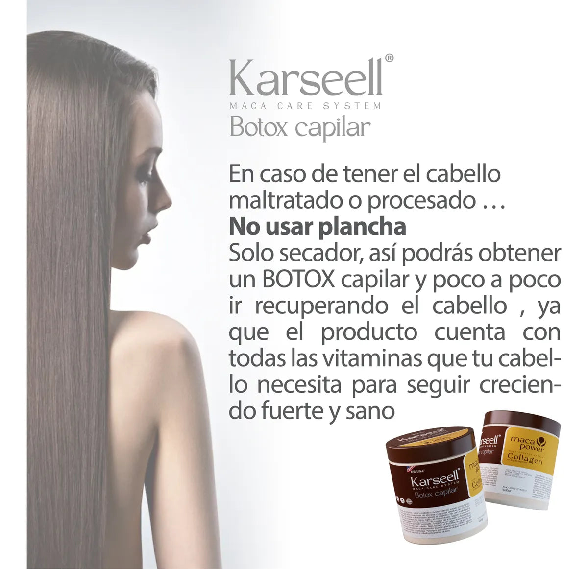 Botox Capilar Karseel Hidrata Nutre