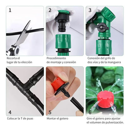 Kit Riego Automático Goteo 10 Metros
