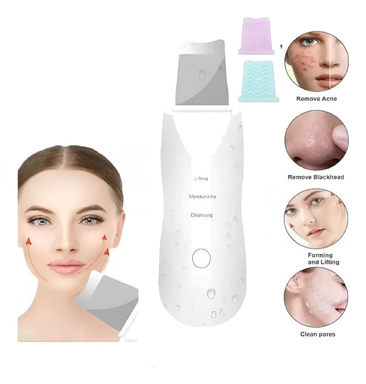 Espátula Facial Ultrasónica Exfoliante