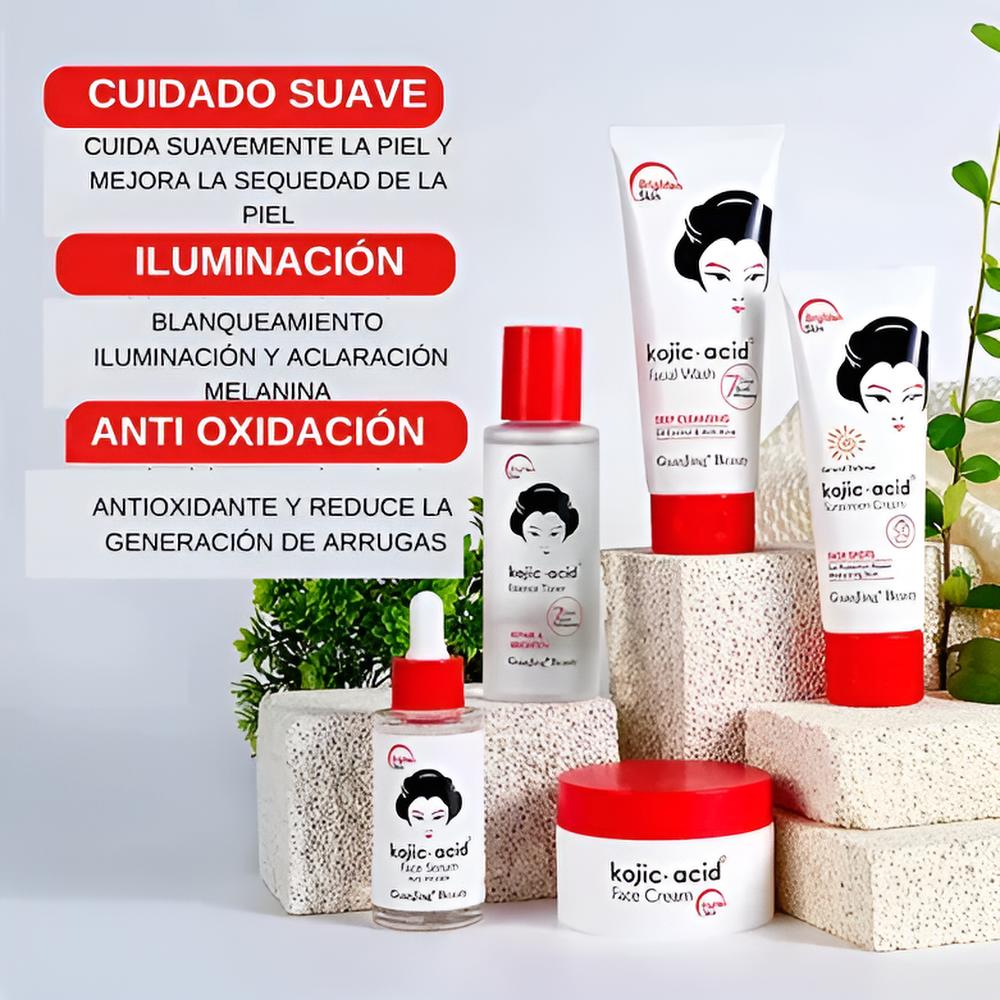 Kit Facial Hidratante Ácido Kójico