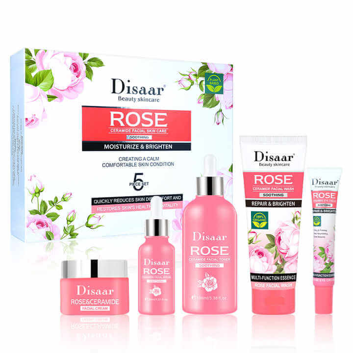 Kit Facial Disaar Rose Ceramide 5 Piezas