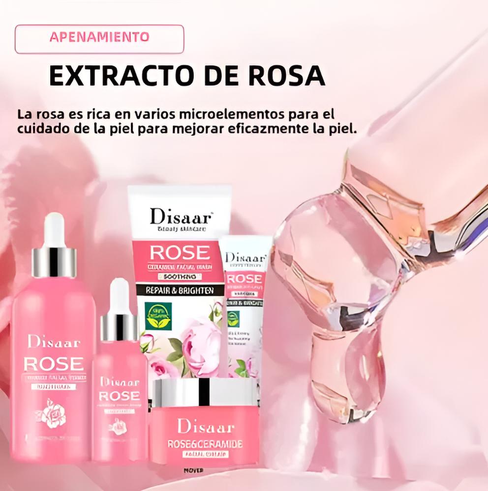 Kit Facial Disaar Rose Ceramide 5 Piezas