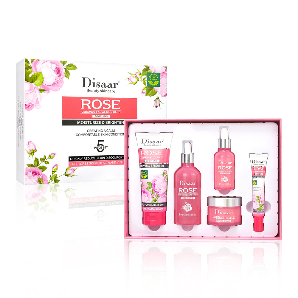 Kit Facial Disaar Rose Ceramide 5 Piezas