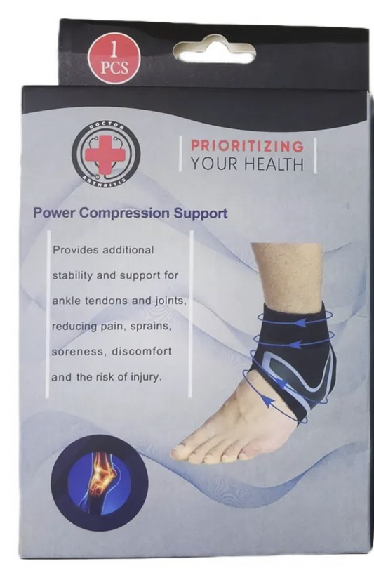 Tobillera compresión deportiva ajustable