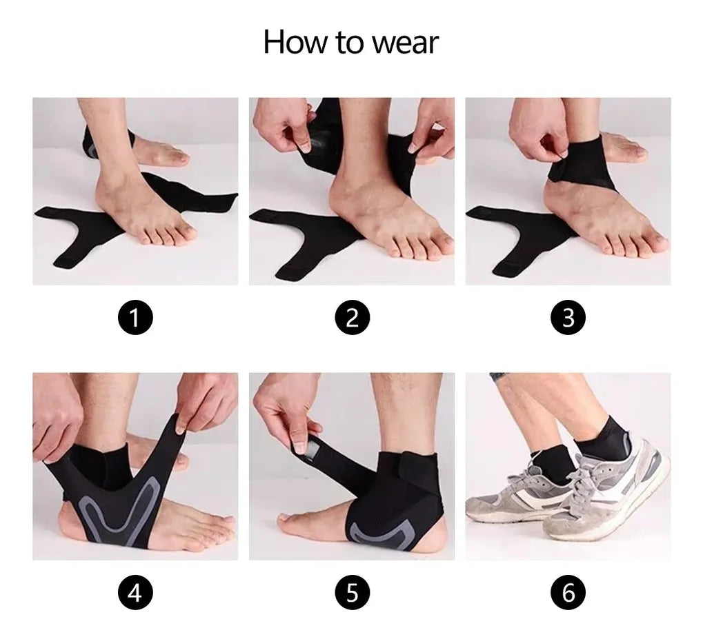 Tobillera compresión deportiva ajustable