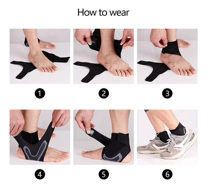 Tobillera compresión deportiva ajustable