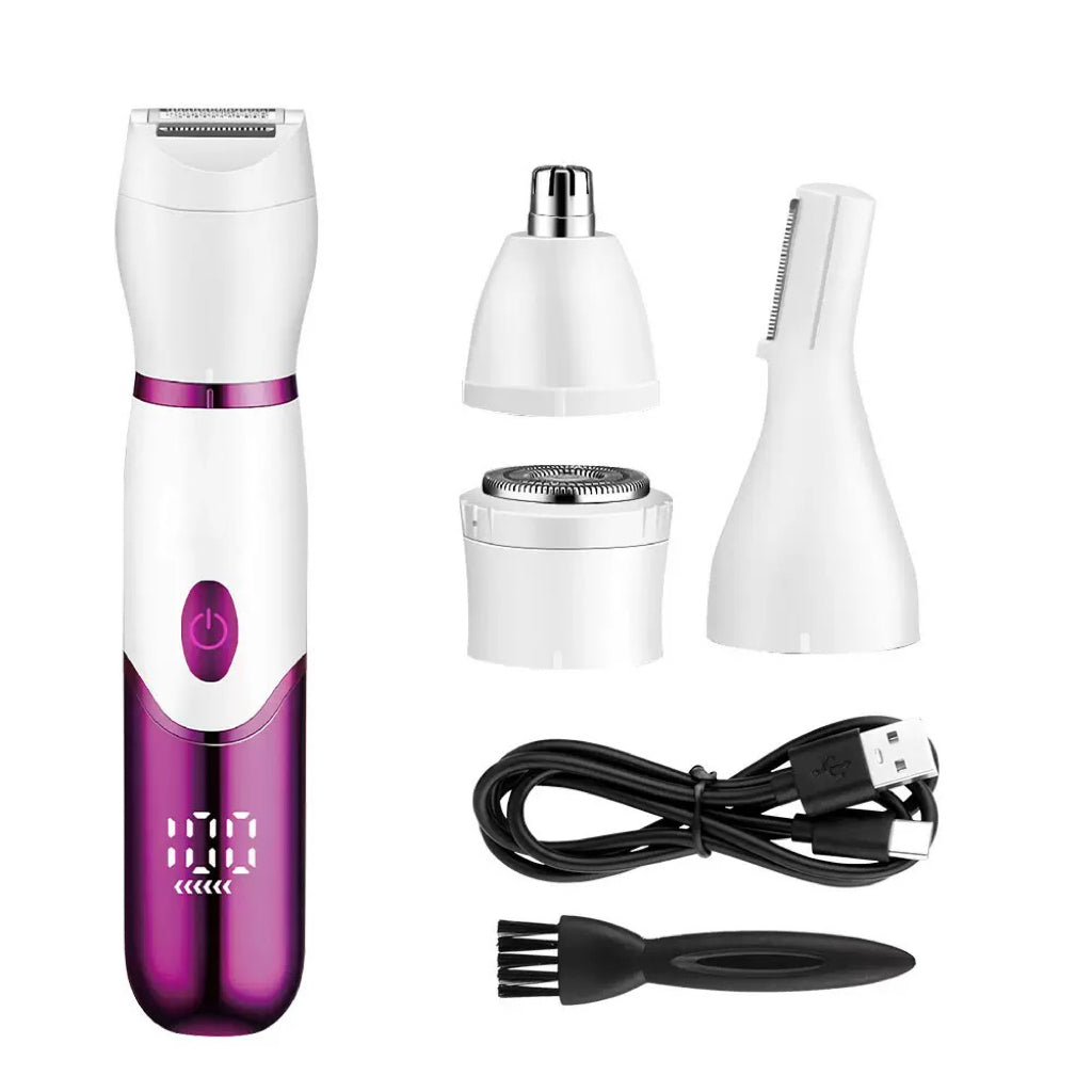 Afeitadora Eléctrica 4 en 1 Carga USB