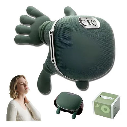 M - Masajeador Cervical de manos verdes