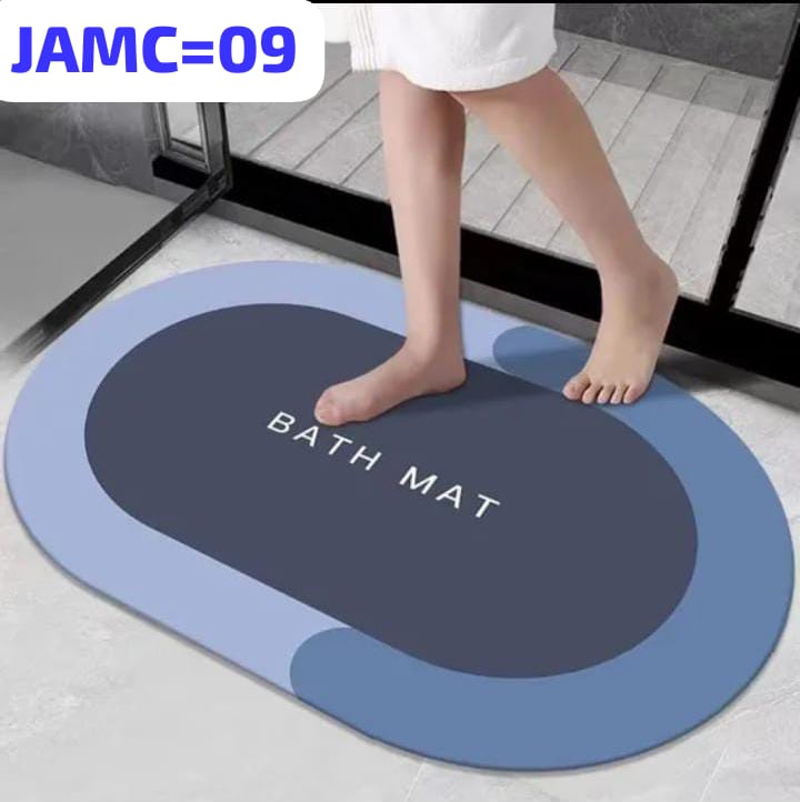 Alfombra ovalada absorbente agua