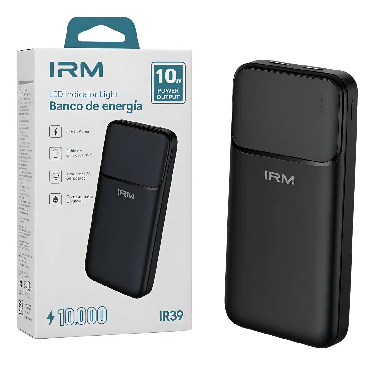 Powerbank IR39 10000mAh Cargador