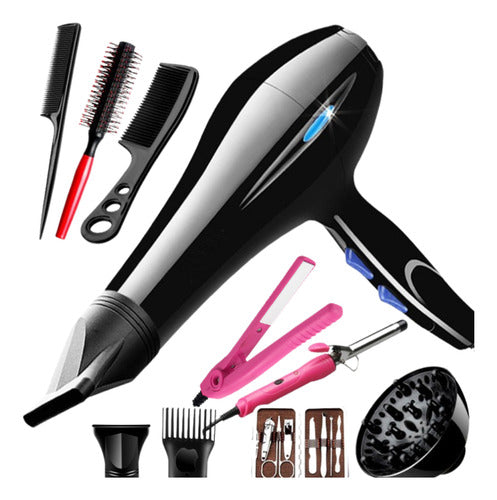 Kit Secado Alisado Cabello Y Manicura