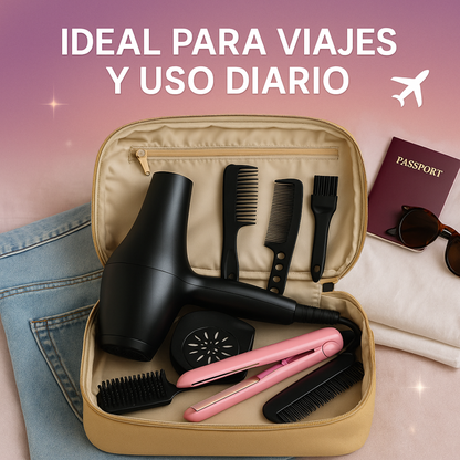 Kit Secado Alisado Cabello Y Manicura