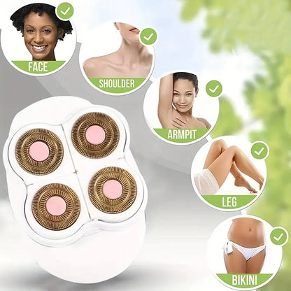 Depiladora 4 cabezales mujer