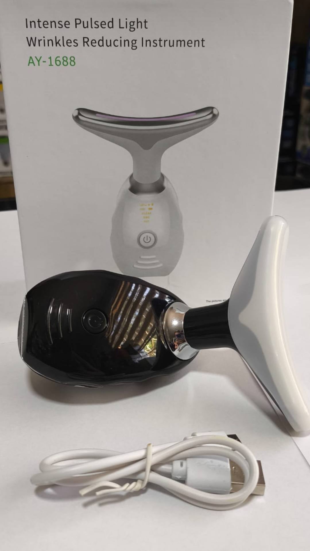 Masajeador Facial 3 en 1 Portátil y Recargable