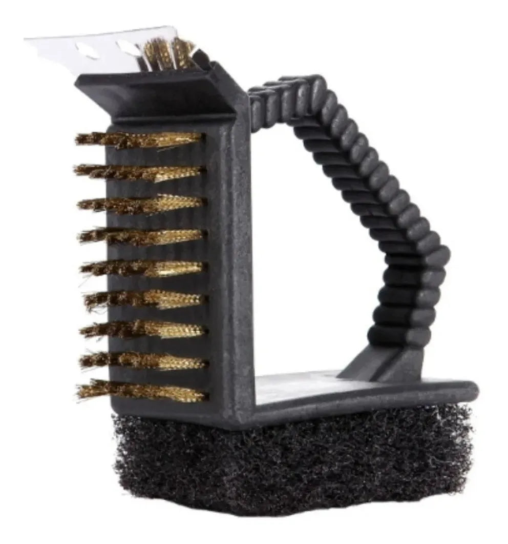 pack 3 Cepillos Para Parrilla 3 en 1