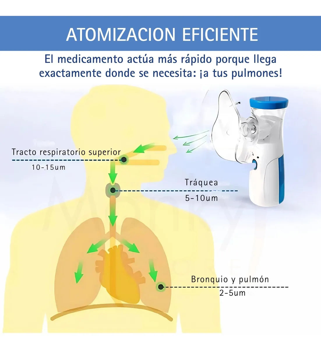 Nebulizador Portátil Niños Adultos