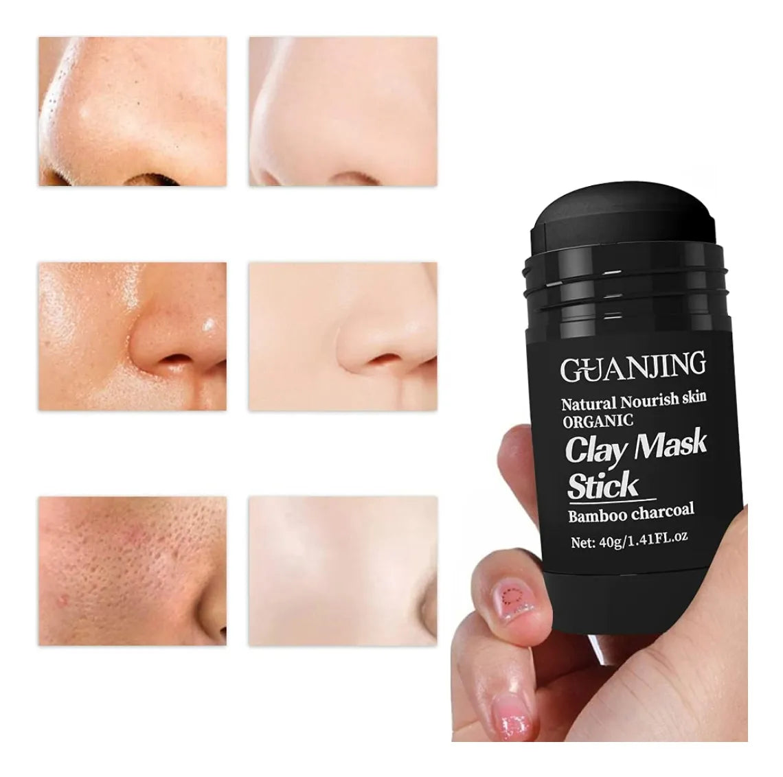 Mascarilla facial en barra carbon