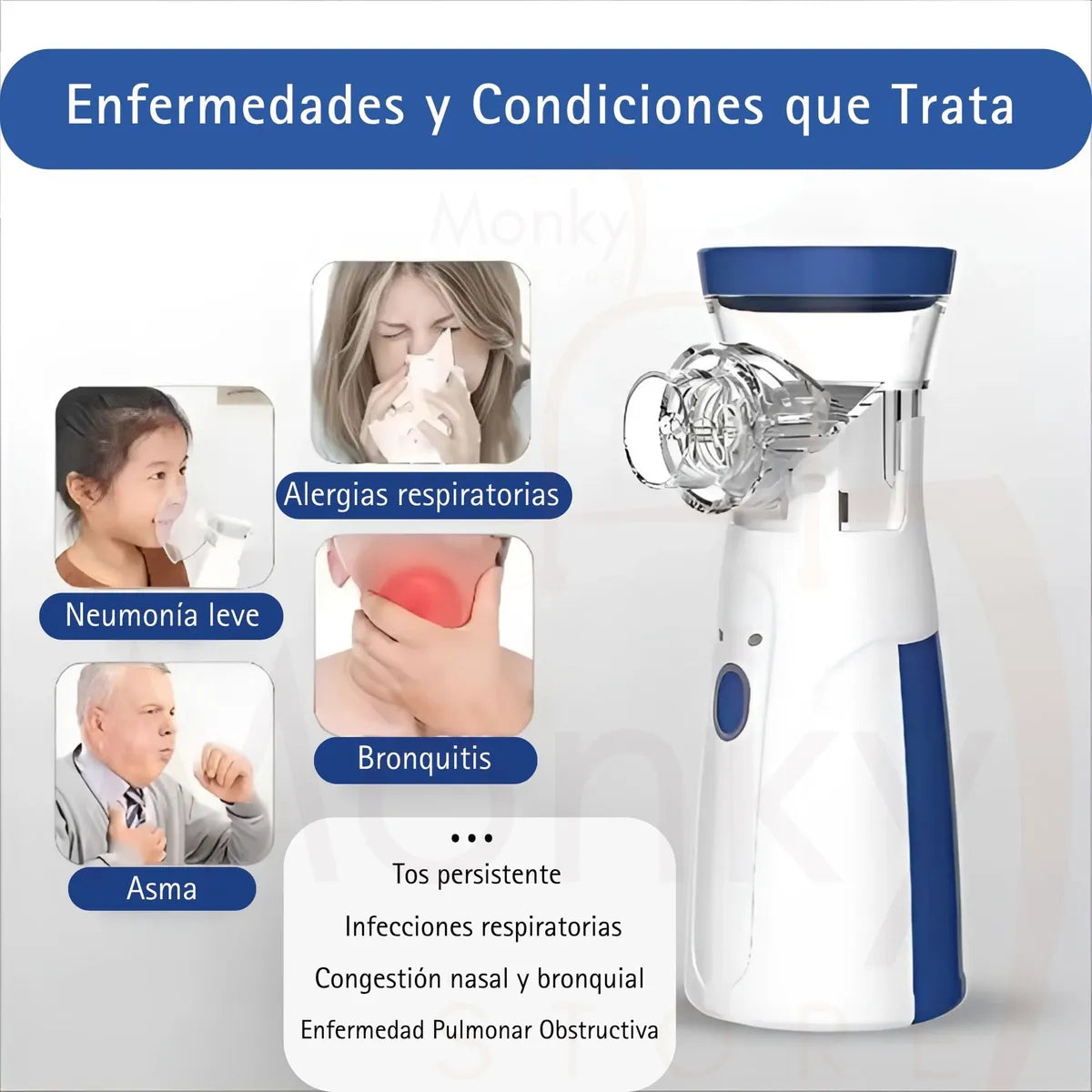 Nebulizador Portátil Niños Adultos