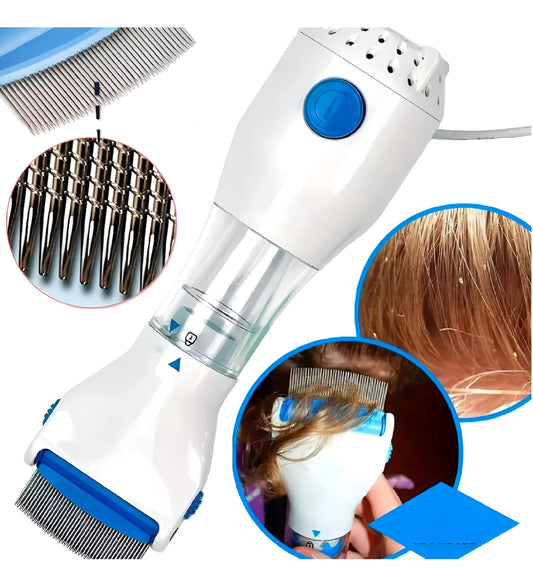 Cepillo Aspirador Saca Piojos Y Liendres