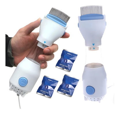 Cepillo Aspirador Saca Piojos Y Liendres