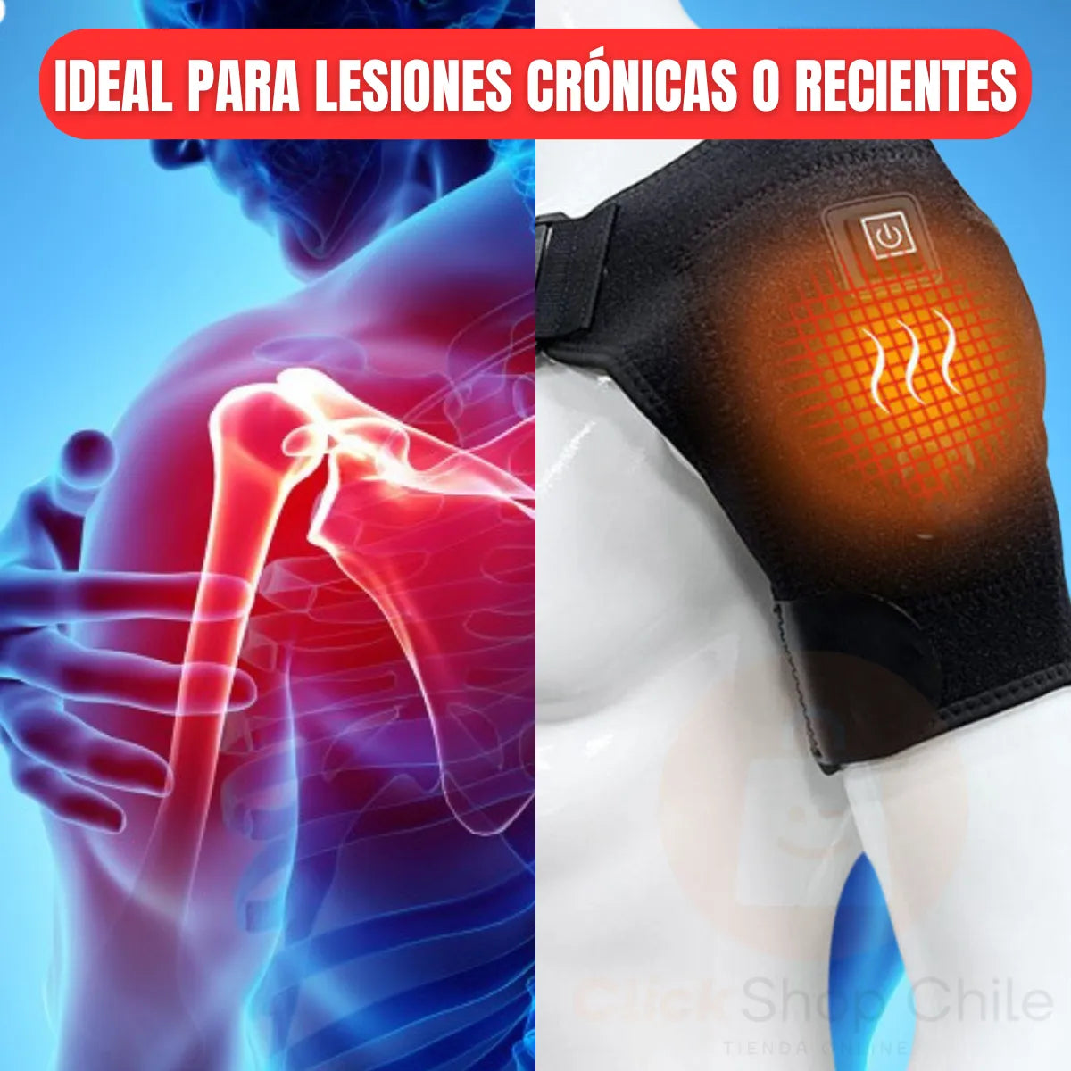 Hombrera térmica 3 niveles de calor