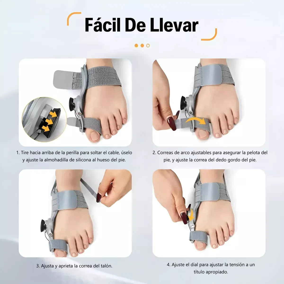 Corrector De Juanetes Ajustable Férula Ú