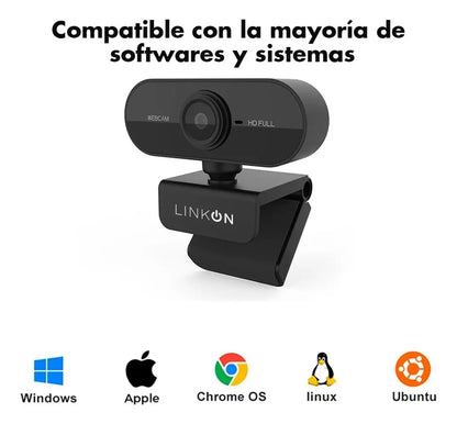 Webcam Camara Web Fullhd 1080p