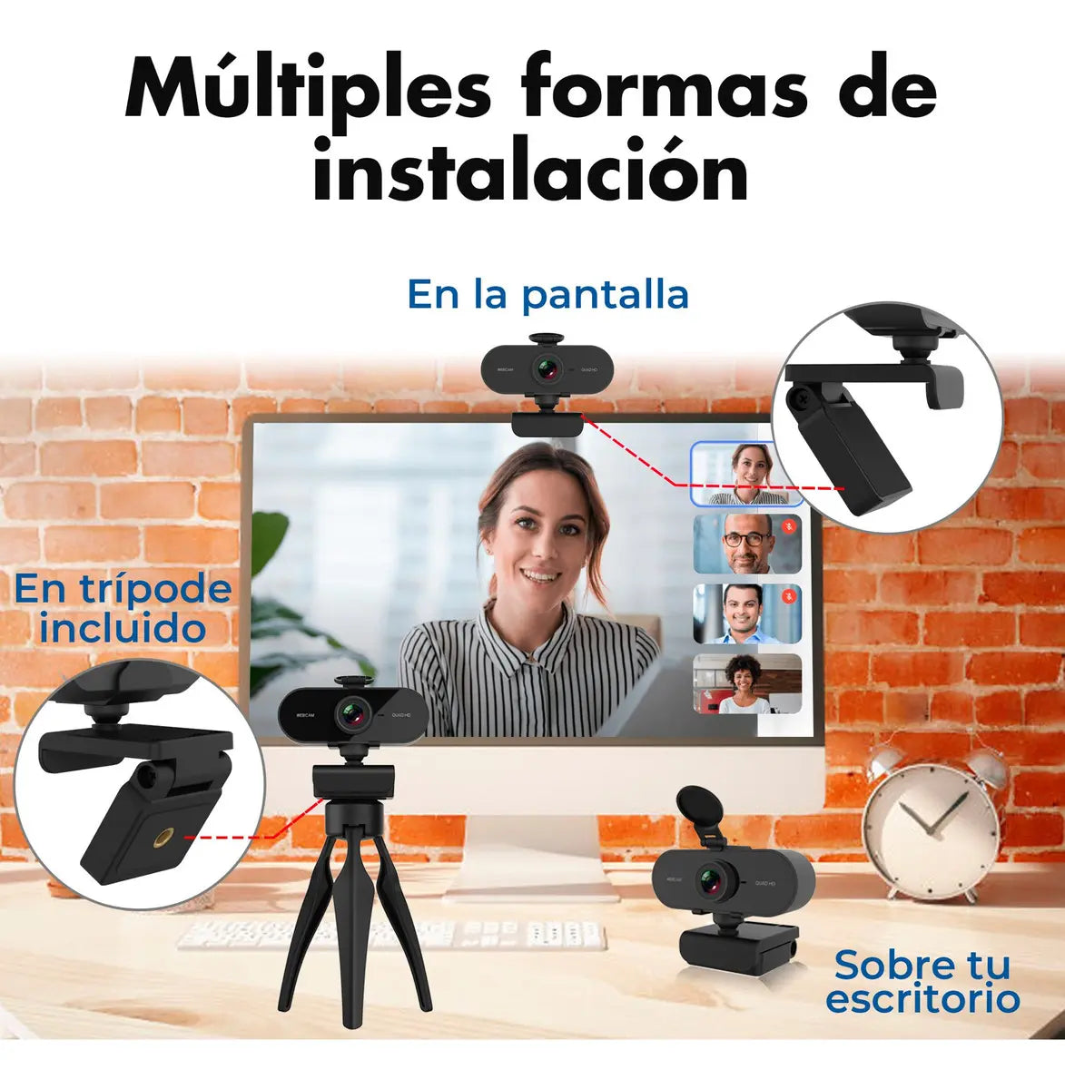 Webcam Camara Web Fullhd 1080p