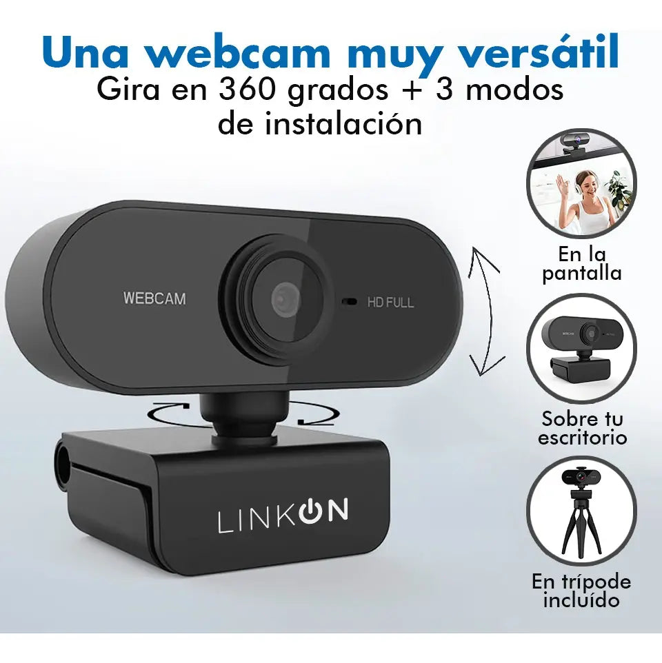 Webcam Camara Web Fullhd 1080p