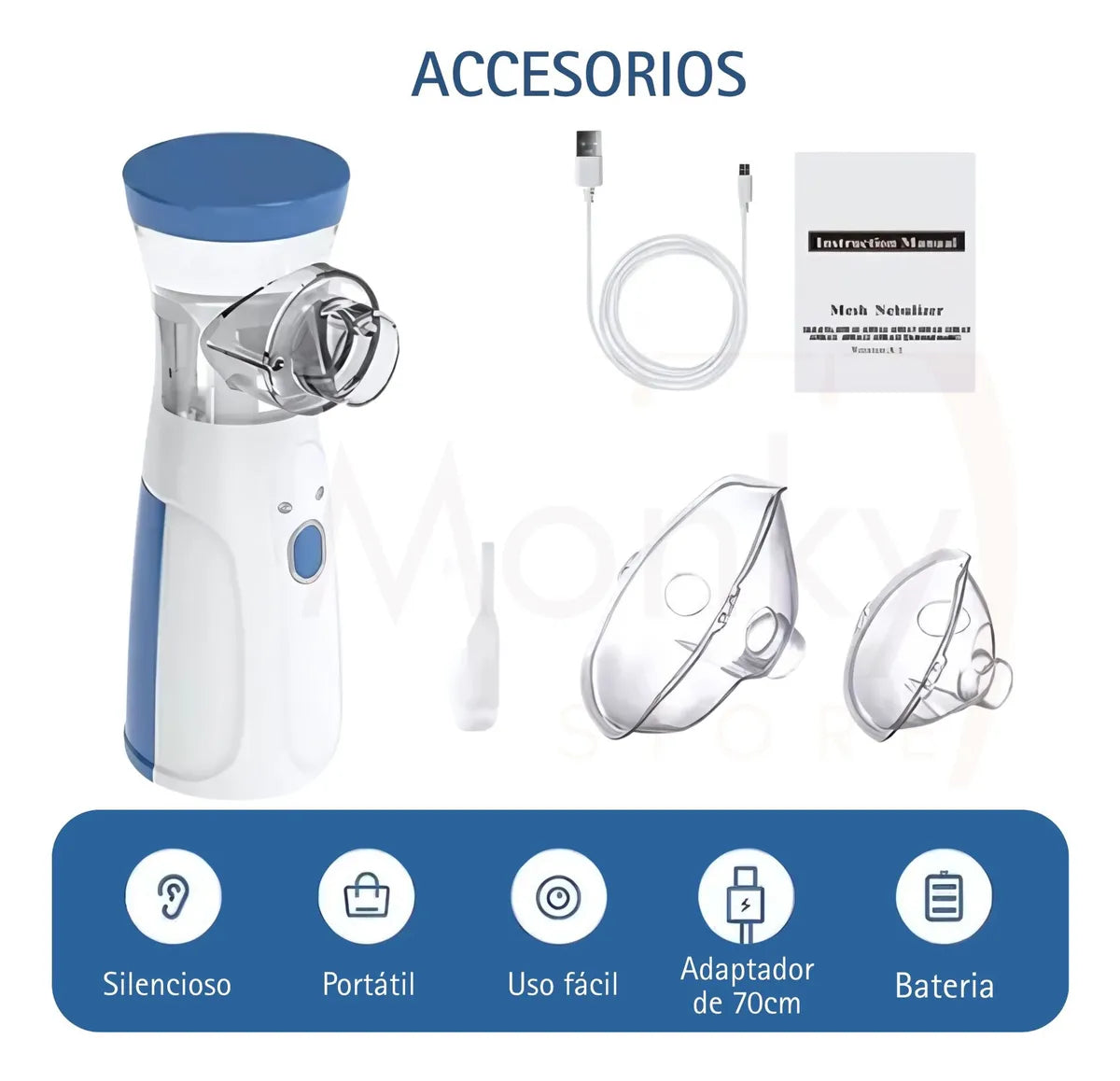 Nebulizador Portátil Niños Adultos