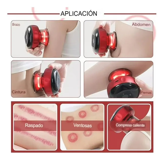 Ventosa masajeadora  eléctrica celulitis