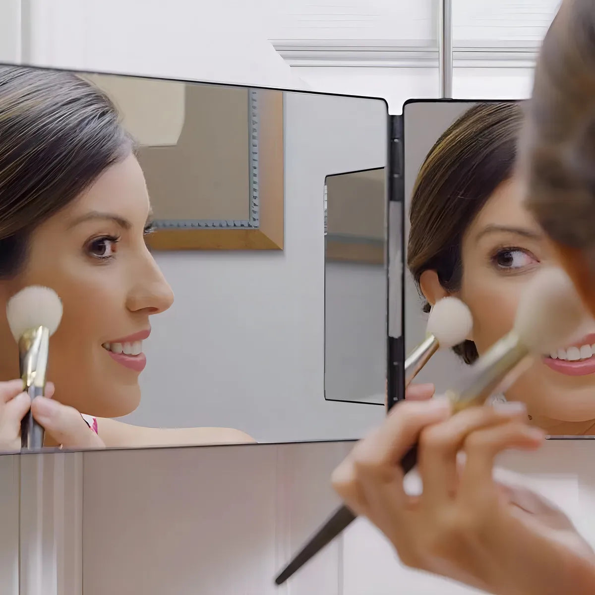 Espejo de 3 Vías de Corte de Pelo