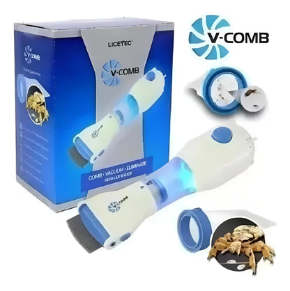 Cepillo Aspirador Saca Piojos Y Liendres