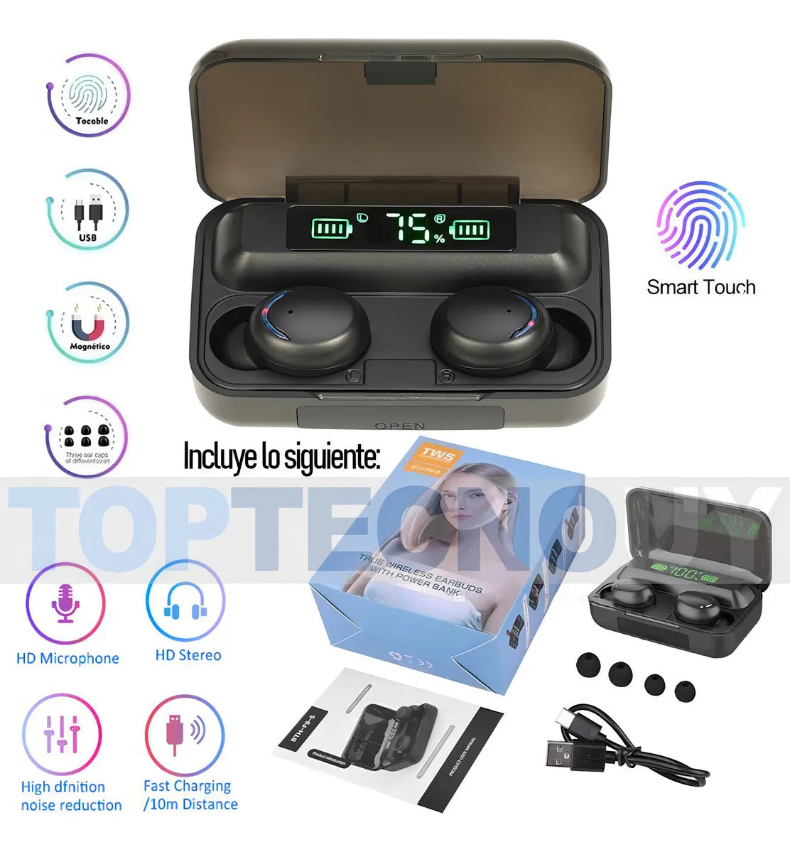 Audífonos Inalámbricos Bluetooth