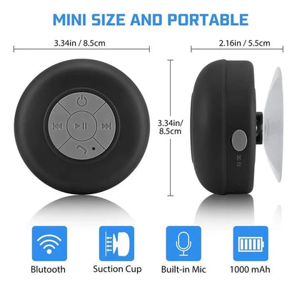 Parlante para ducha con Bluetooth