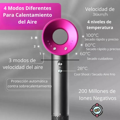 Secador De Pelo Inteligente Supersonic