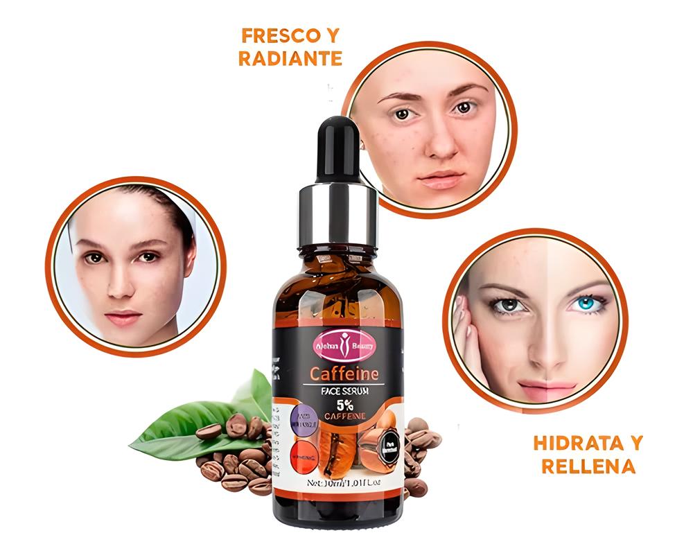 Serum Facial De Cafeina Hidratante Piel